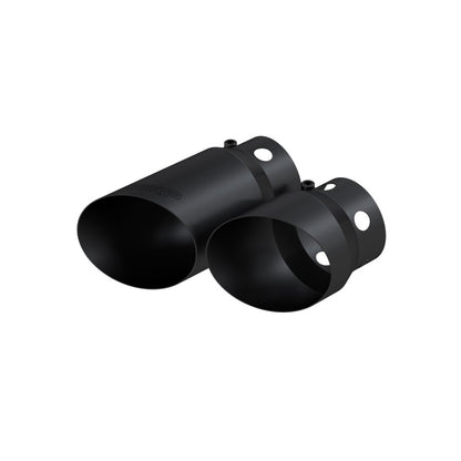 MBRP 2008+ Ford F250/350/450 6.4 L 4 inlet 5 Tip Cover Set - 6.75in and 9.75in Length - Black T5111BLK T5111BLK Photo - Primary