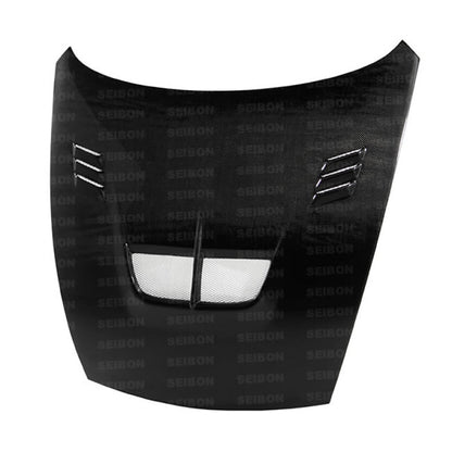 Seibon 09-12 Nissan 370z/Fairlady Z (Z34) BD-style Carbon Fiber Hood HD0910NS370-BD HD0910NS370-BD Photo - Primary