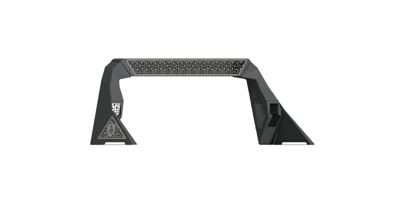 Road Armor 99-20 Ford F-250 iD Headache Rack w/Bedrail Pods/ 40in Center Light Pod/iD Raw 6992DHRP-C1-MD 6992DHRP-C1-MD Photo - Primary