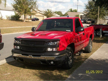 Spyder Chevy Silverado 1500 03-06 Projector LED Halo LED Amber Reflctr Blk PRO-YD-CS03-AM-BK 5009456 5009456 User 1