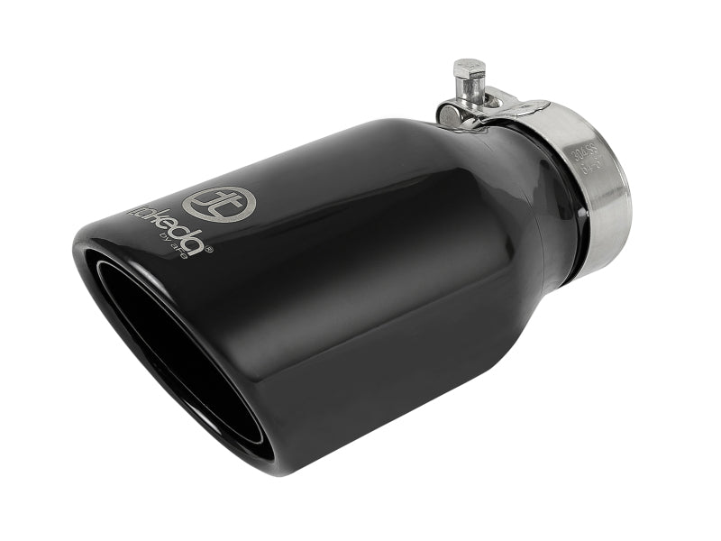 aFe Takeda 304 Stainless Steel Clamp-On Exhaust Tip 2.5in.Inlet / 4in Outlet - Black 49T25404-B08 49T25404-B08 Photo - Primary