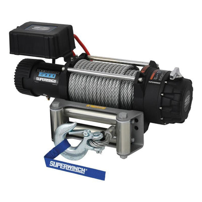 Superwinch 15000lb Winch 7/16in x 82ft Wire Roller Fairlea SUP1515000 1515000 Photo - out of package