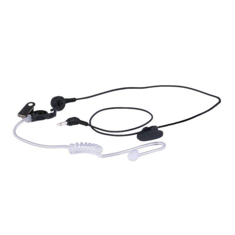 Rugged Radios PATROL Moto Kit - Ear Piece and Hand Mic With R1 (Safety Yellow) - Business Band Radio PATROL-PACK-R1-HV PATROL-PACK-R1-HV Photo - Primary