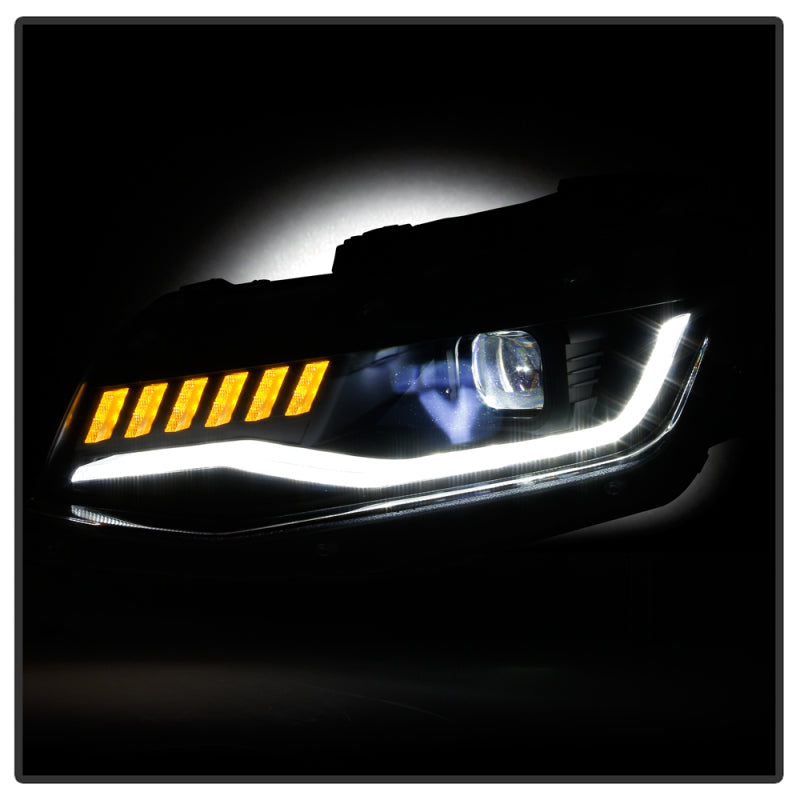 Spyder Chevy Camaro 16-18 HID Model Full LED Headlights Black PRO-YD-CCAM16HIDAP-SEQ-BK 5087355 5087355 User 5