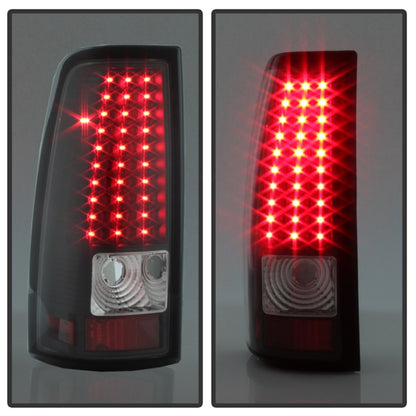 SPYDER Xtune Chevy Silverado 1500/2500/3500 99-02 LED Tail Lights Black ALT-ON-CS99-LED-BK 5008817 5008817 Photo - Unmounted