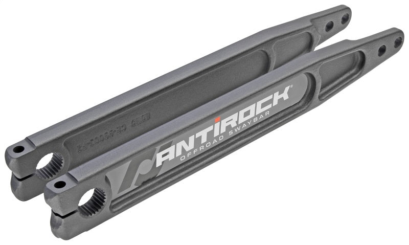 RockJock Antirock Forged Chromoly Sway Bar Arms 17in Long x 28 Spline w/ Stickers Pair RJ-202002-103 RJ-202002-103 Photo - Primary