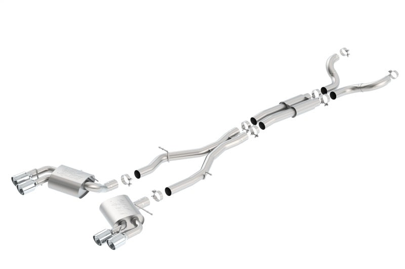 Borla Chevy 16-17 Camaro 6.2L ATAK Catback w/ Dual Tips (NPP) Dual Split Rear Exit 140688 140688 Photo - Primary