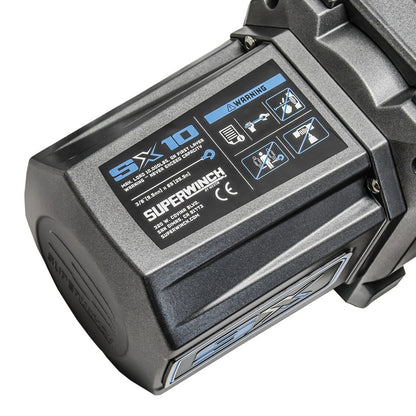 Superwinch 10000 LBS 12 VDC 3/8in x 80ft Synthetic Rope SX 10000 Winch 1710201 1710201 Photo - Unmounted