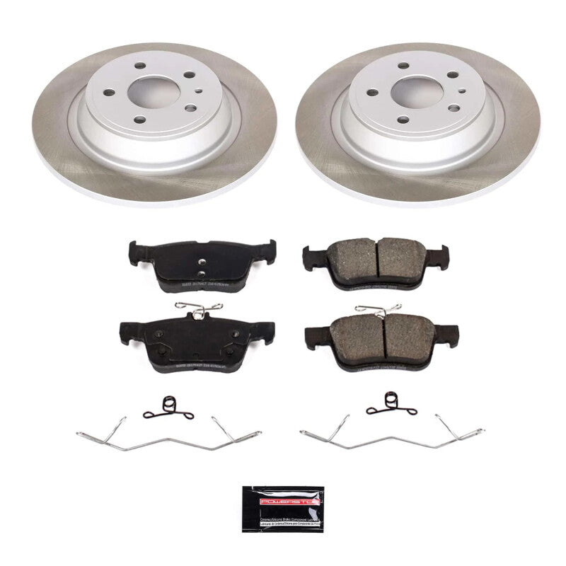 PowerStop Power Stop 17-20 Ford Fusion Rear Semi-Coated Rotor Kit SC8533 SC8533 Photo - Primary