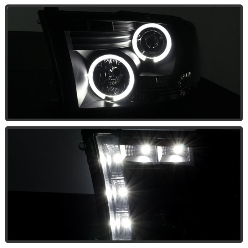 Spyder Dodge Ram 1500 09-14 Projector Headlights Halogen- LED Halo LED - Blk Smke PRO-YD-DR09-HL-BSM 5078407 5078407 User 1