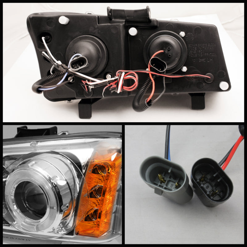 Spyder Chevy Silverado 1500 03-06 Projector Headlights LED Halo LED Ambr Reflctr Ch PRO-YD-CS03-AM-C 5009463 5009463 User 1