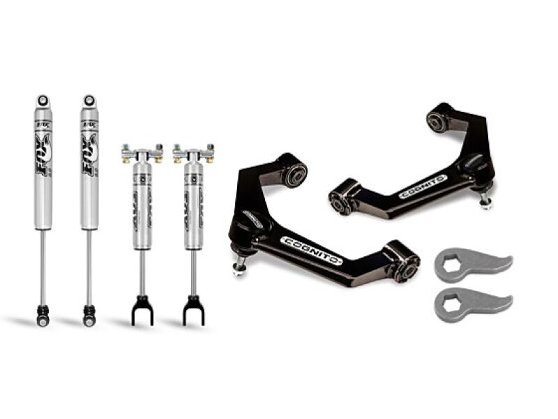 Cognito 20-24 Chevy Silv/Sierra 2500/3500HD 2WD/4WD 3in Perf Ball Joint Lvling Kit w/ Fox PS 2.0 IFP 110-P0779 110-P0779 Photo - Primary