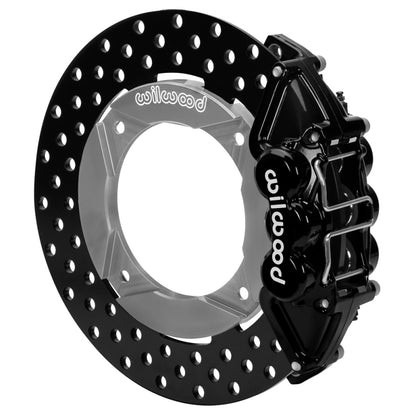 Wilwood 2014+ Polaris RZR XP 1000 Rear Kit 11.25in Drilled - Black 140-16633-D 140-16633-D User 1