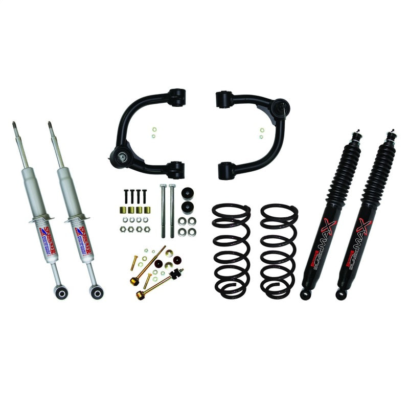 Skyjacker 3in Upper A-Arm Kit w/ Performance Struts & Rear Coils Black MAX Shocks T4330STUB T4330STUB Photo - Primary