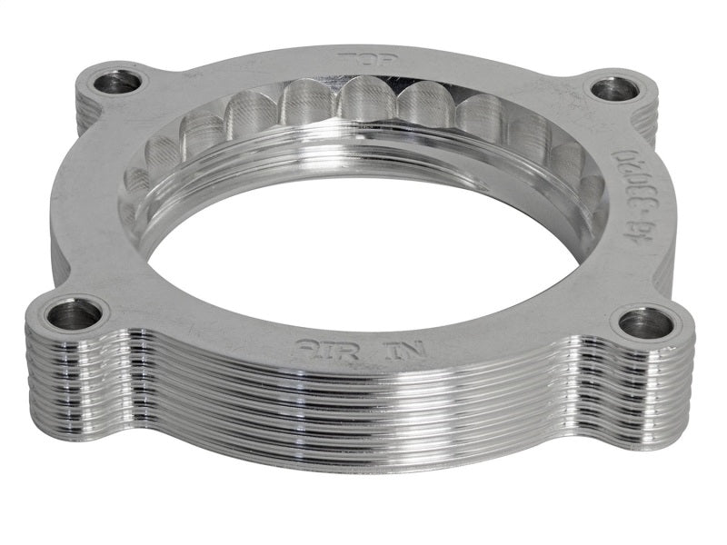 aFe Silver Bullet Throttle Body Spacer: Ford Mustang GT 15-17 V8-5.0L (Cor 46-33020 Photo - Unmounted