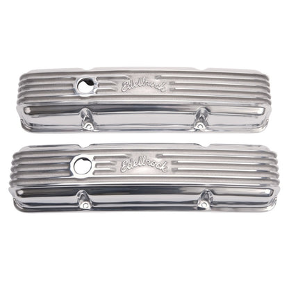 Edelbrock Classic Series, Valve Cover Chevrolet, 1959-1986 262-400 CID V8, Pols 4143 Photo - Primary