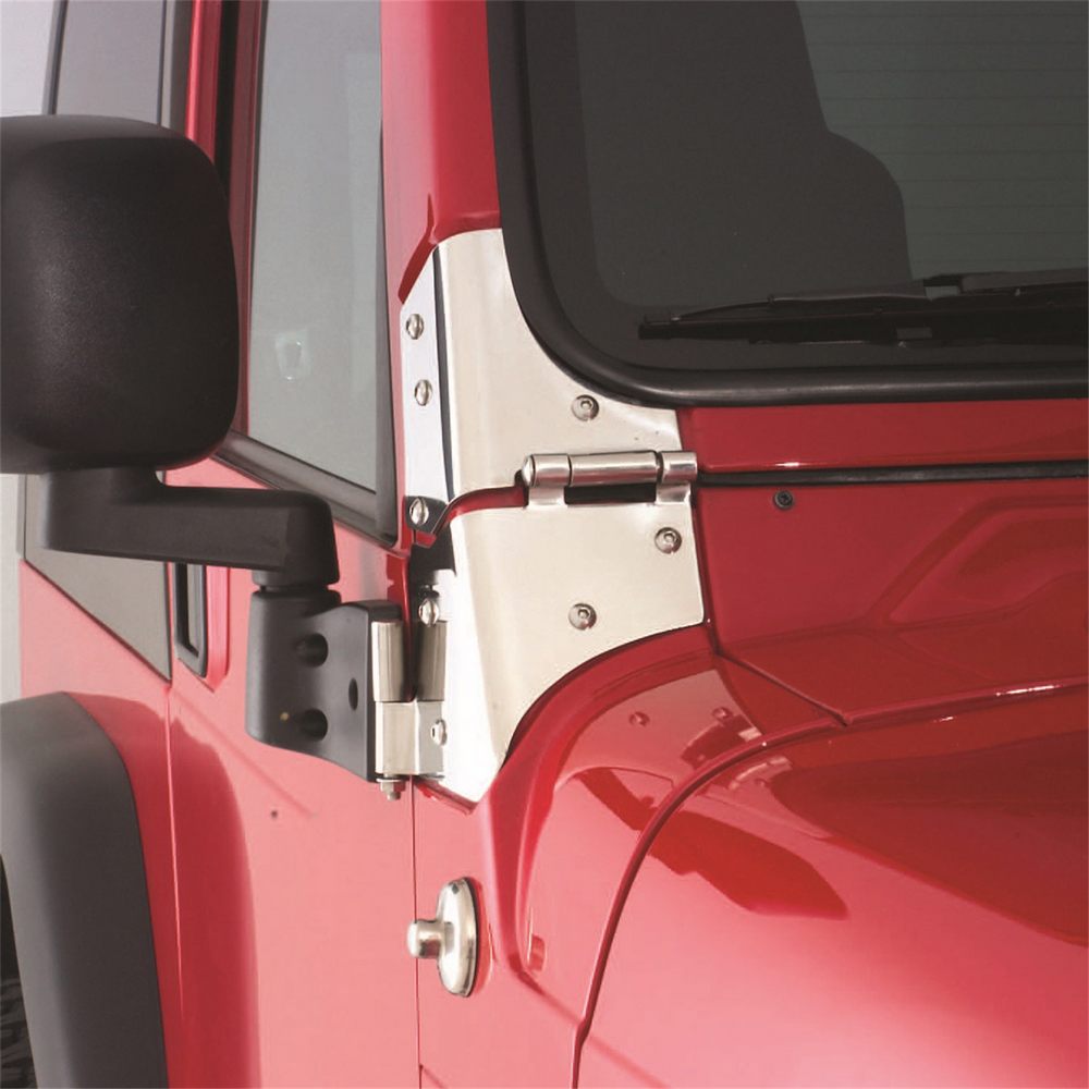 Smittybilt Windshield Hinges Ss 7493