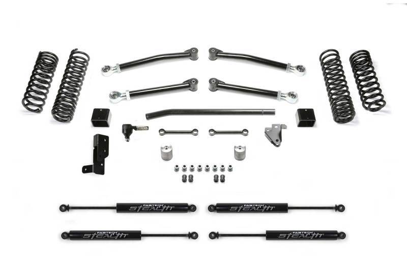 Fabtech 3 Inches Trail System w/ Stealth Shocks K4117M Photo - Primary