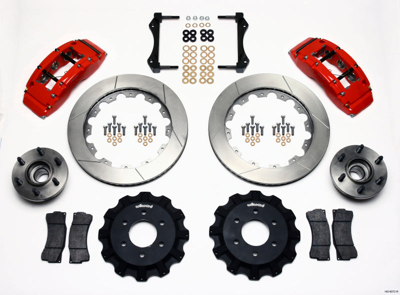 Wilwood TC6R Front Kit 16.00in Red 2004-2008 Ford F150 140-9072-R 140-9072-R Photo - Primary