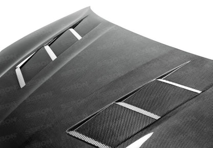 Seibon Carbon Fiber Hood for 2013-2016 Hyundai Genesis 2dr HD1213HYGEN2D-TS Photo - Primary