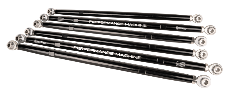 Performance Machine UTV Stock Replacement Radius Rod Set (6 Rods) - Contrast Cut 0222-2003-BM 0222-2003-BM Photo - Primary