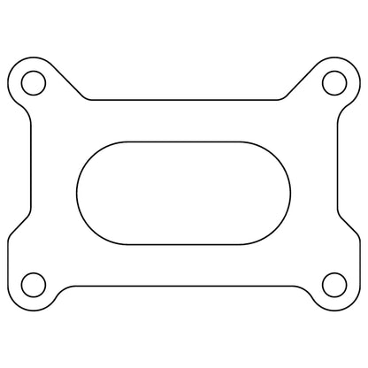 Cometic Gasket Cometic Holley 2 Barrel 500 CFM .039in Fiber Carburetor Gasket - 3.640in x 1.750in - Open Plenum C15184 C15184 Photo - Primary