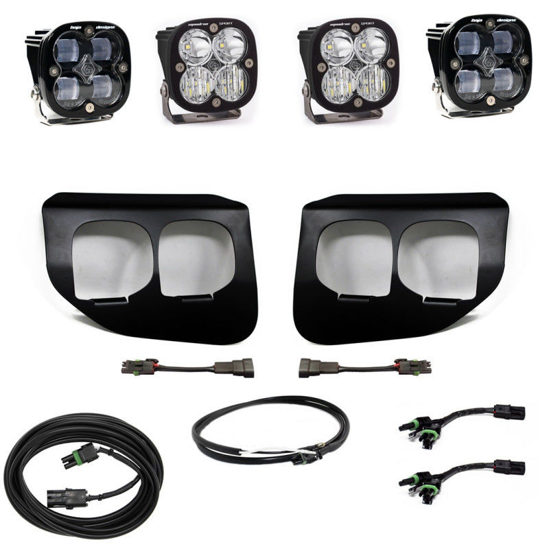 Baja Designs Ford Super Duty (20-On) Fog Lights Dual FPK SAE/Sport DC Baja Designs w/Upfitter 447738UP