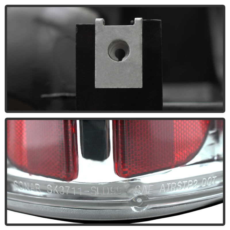 Spyder Chevy Silverado 1500/2500 99-02 (Not Stepside) Euro Style Tail Lights Chrm ALT-YD-CS99-C 5001993 5001993 User 1