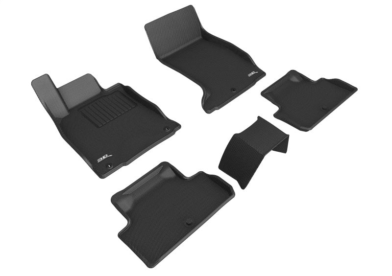 3D MAXpider 2019-2023 Genesis G70 AWD Kagu 1st & 2nd Row Floormats - Black L1GS00401509 L1GS00401509 Photo - Primary