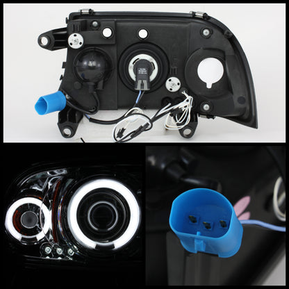Spyder Dodge Dakota 97-04/Durango 98-03 1PC Projector Headlights LED Halo LED Chrm PRO-YD-DDAK97-C 5009791 5009791 User 1