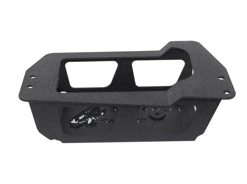 Fishbone Offroad 12-17 Jeep Wrangler JK Steel EVAP Canister Skid Plates - Black Textured Powdercoat FB23064 FB23064 Photo - out of package