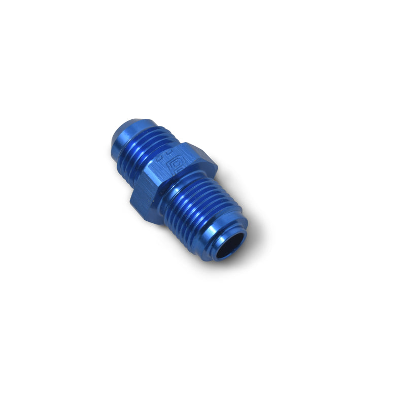 Russell -6 to 14mm x 1.25 O-ring Seal GM TBI Adapter Fitting (Blue Finish) 640810 Photo - out of package