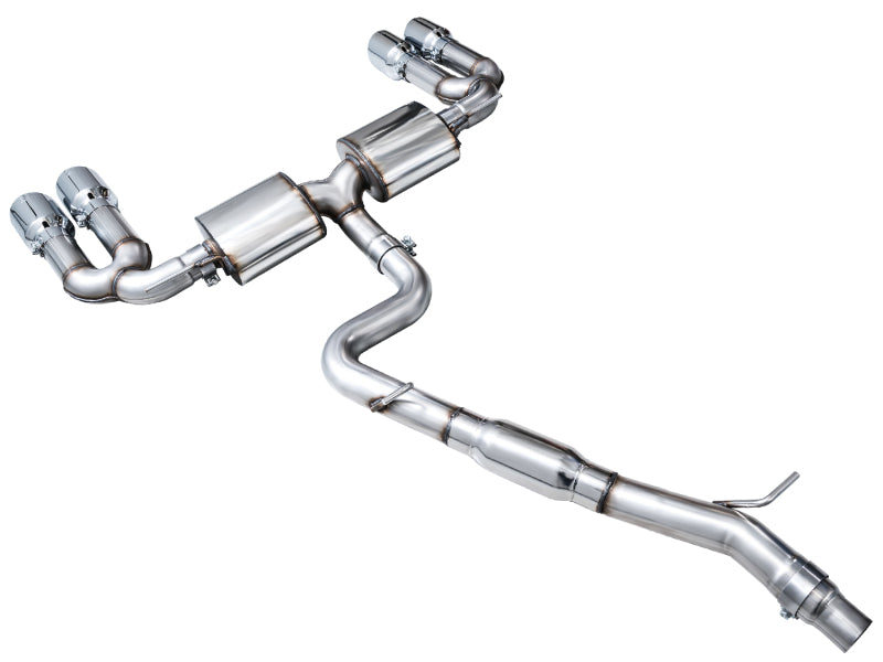 AWE Tuning AWE 22-24 Audi 8Y S3 Touring Edition Exhaust - Chrome Silver Tips 3015-42897 3015-42897 Photo - out of package