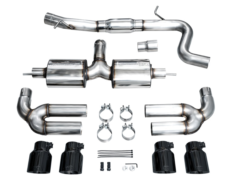 AWE Tuning AWE 22-24 Audi 8Y S3 Touring Edition Exhaust - Diamond Black Tips 3015-43897 3015-43897 Photo - out of package