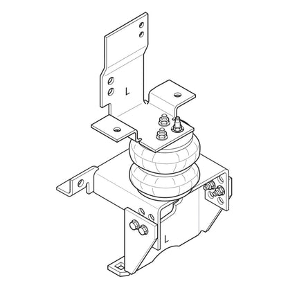 Firestone Ride-Rite Air Helper Spring Kit Rear 94-02 Dodge RAM 3500 Cab Chassis (W217602220) 2220 2220 Photo - Primary