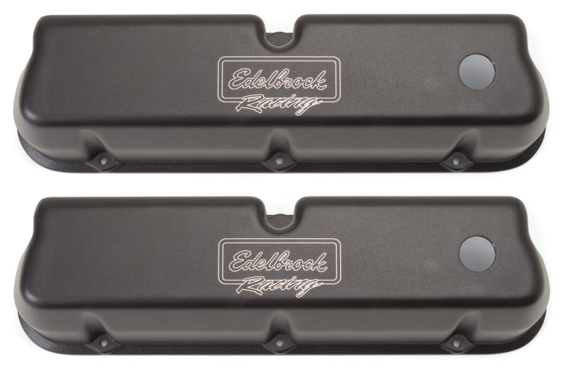 Edelbrock Valve Cover Victor Series Ford 289-302-351W CI V8 Tall Black 41263 41263 Photo - Primary