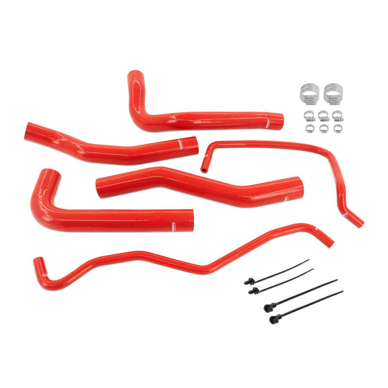 Mishimoto 2024+ Ford Mustang 2.3L Silicone Coolant Hose Kit - Red MMHOSE-MUS4-24RD MMHOSE-MUS4-24RD Photo - Primary