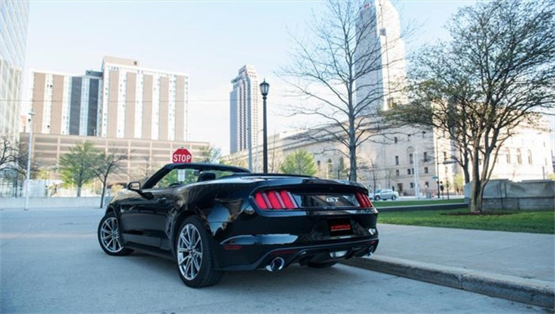 Corsa Performance 15-16 Ford Mustang GT Convertible 5.0L V8 Polished Sport Cat-Back Dual 14341 Photo - Mounted
