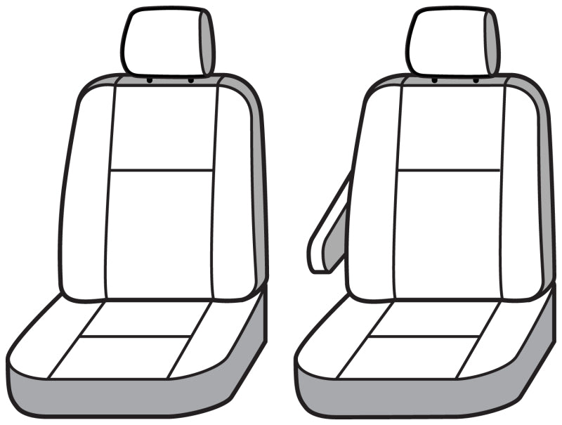 Covercraft 23 Dodge Ram ProMaster Polycotton SeatSaver Custom Front Row Seat Covers - Charcoal SS2579PCCH SS2579PCCH Photo - out of package