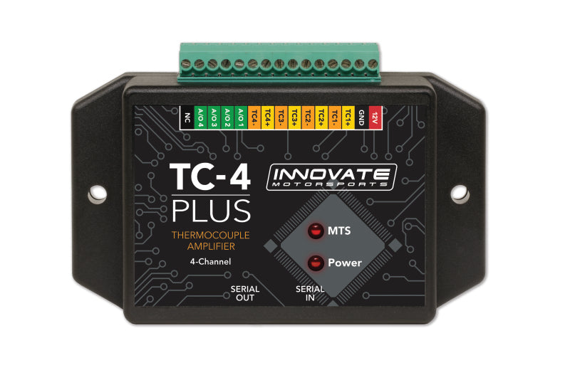 Innovate Motorsports TC-4 PLUS:Thermocouple Amplifier for MTS,4-Channel w/Analog Outputs 3915 Photo - Primary