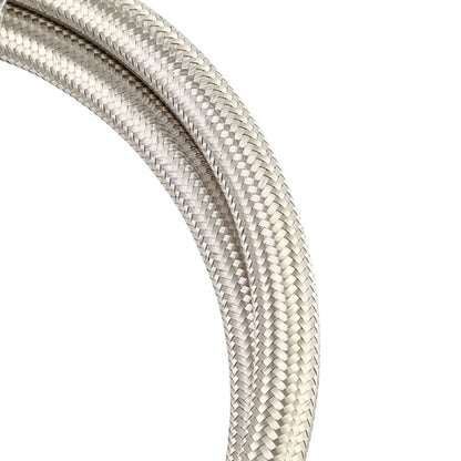Mishimoto 3Ft Stainless Steel Braided Hose w/ -8AN Fittings - Stainless MMSBH-0836-CS MMSBH-0836-CS User 1