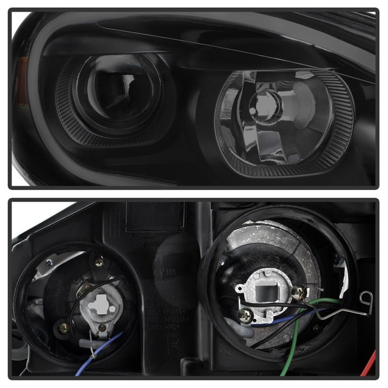 SPYDER xTune 06-13 Chevrolet Impala LED Light Bar Headlights - Black Smoke (PRO-JH-CIM06-LB-BSM) 9042256 9042256 Photo - Unmounted