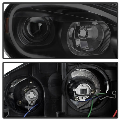 SPYDER xTune 06-13 Chevrolet Impala LED Light Bar Headlights - Black Smoke (PRO-JH-CIM06-LB-BSM) 9042256 9042256 Photo - Unmounted