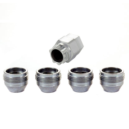 McGard Wheel Lock Nut Set - 4pk. (Under Hub Cap / Cone Seat) M12X1.25 / 19mm & 21mm Hex / .775in. L 24013 24013 Photo - out of package