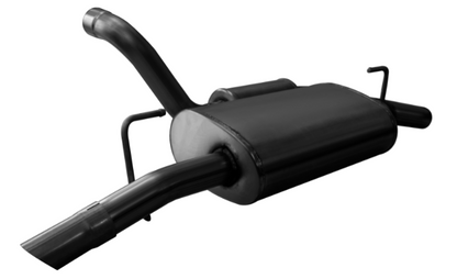 Corsa 18+ Jeep Wrangler JL 2.5in Dual Rear Turn Down Exit Black Touring Axle-Back Exhaust 21015BLK 21015BLK Photo - Primary