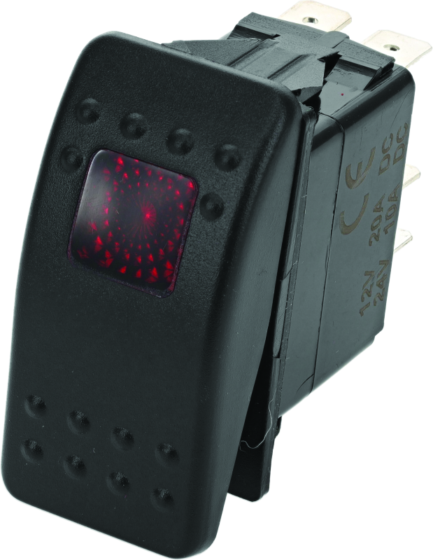 DragonFire Racing On/Off Rocker Switch Red Lite 520982 520982 Photo - Primary