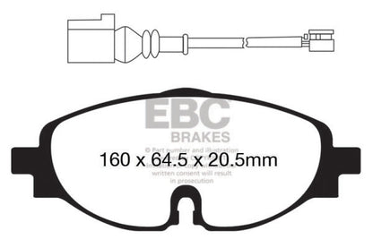 EBC Disc Brake Pad Set DP42150R Photo - Primary