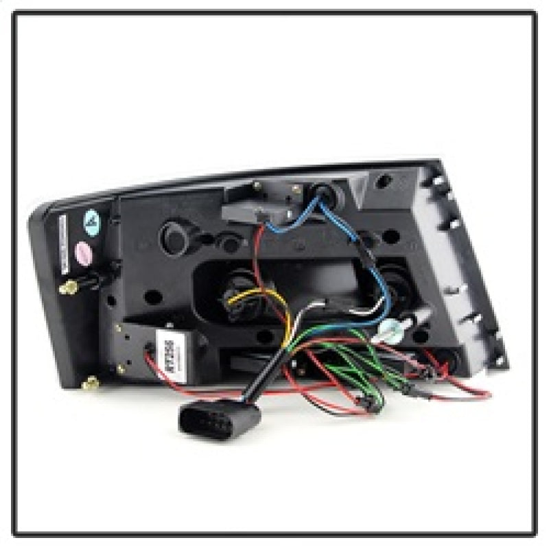 Spyder Audi A6 05-08 4Dr Sedan Only Version 2 Light Bar LED Tail Lights Blk ALT-YD-AA605V2-LBLED-BK 5080769 5080769 Photo - Unmounted