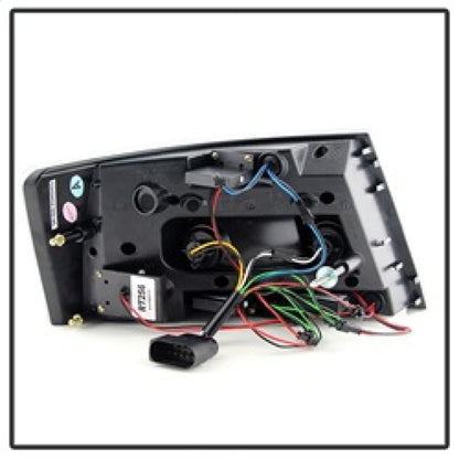 Spyder Audi A6 05-08 4Dr Sedan Only Version 2 Light Bar LED Tail Lights Blk ALT-YD-AA605V2-LBLED-BK 5080769 5080769 Photo - Unmounted