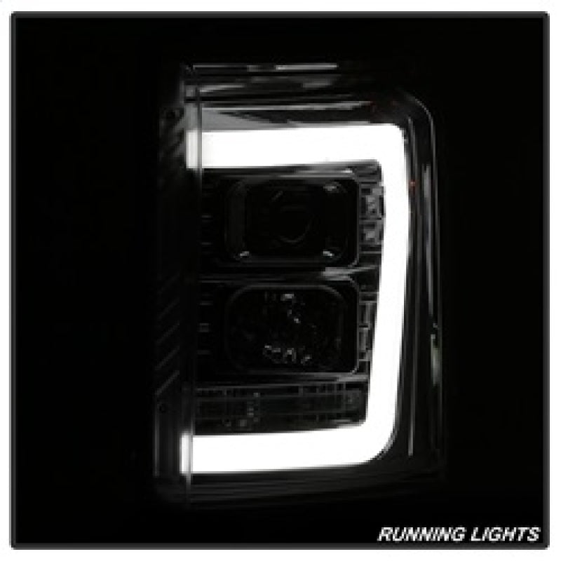 Spyder 11-16 Ford F-250/F-350 V2 Projector Headlights - Light Bar DRL - Chrome PRO-YD-FS11V2-LB-C 5084705 5084705 Photo - Unmounted